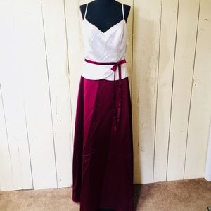 BNWT Pearl & Chianti Wine Red Gown